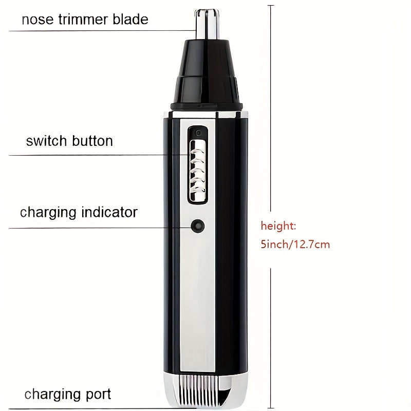 4 in 1 Men'S Contouring Set Electric Shaver Nose Hair Trimmer Eyebrow Trimmer Temples Trimmer USB Charging Multi-Function Set for The Face