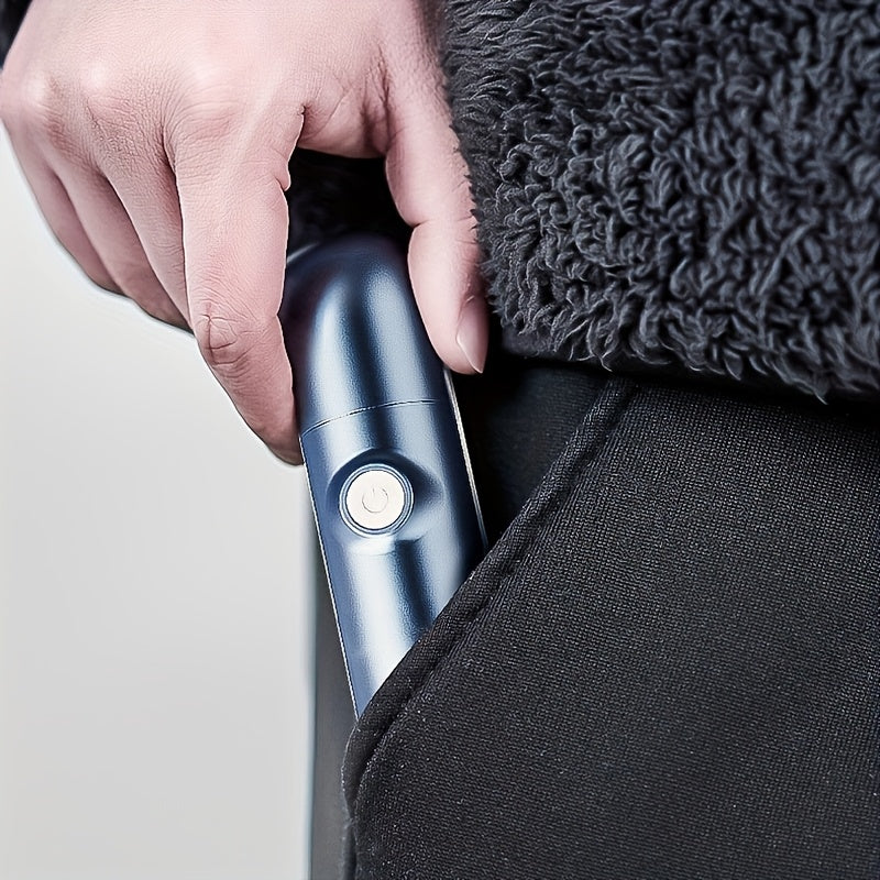 [Painless Trimmer] FEIYBA Cordless Ear & Nose Hair Trimmer | Painless Double-Edged Design, USB/Battery Powered with Digital Display, Portable Grooming Tool for Home Use, Sleek Metallic Finish