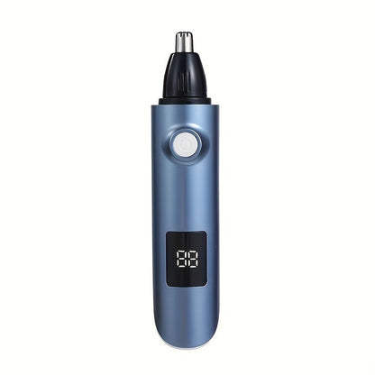 Nose hair trimmer non-invasive nose hair scavenger double-edged blade easy to clean eyebrow trimming tools, professional USB rechargeable nose hair trimmer eyebrow trim body beauty kit, long battery life, short charging time, easy to carry