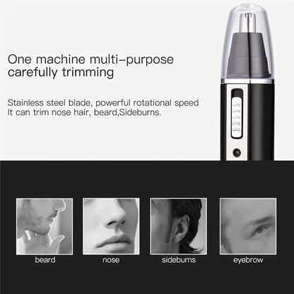 4 in 1 Men'S Contouring Set Electric Shaver Nose Hair Trimmer Eyebrow Trimmer Temples Trimmer USB Charging Multi-Function Set for The Face