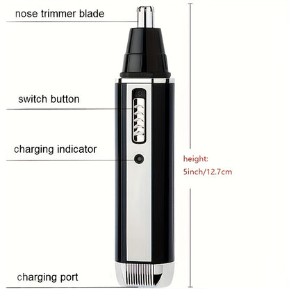 4 in 1 Men'S Contouring Set Electric Shaver Nose Hair Trimmer Eyebrow Trimmer Temples Trimmer USB Charging Multi-Function Set for The Face