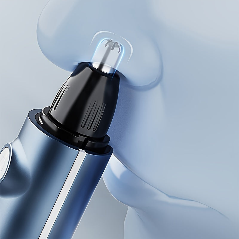 Nose hair trimmer non-invasive nose hair scavenger double-edged blade easy to clean eyebrow trimming tools, professional USB rechargeable nose hair trimmer eyebrow trim body beauty kit, long battery life, short charging time, easy to carry
