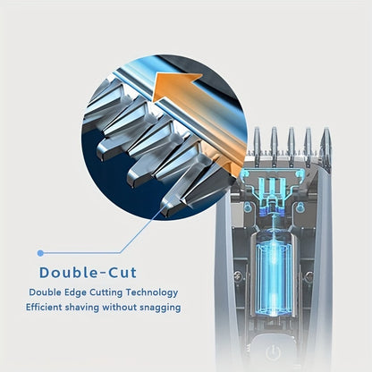 [7-Speed Hairclipper] 7-Speed Hairclipper Series 3000 | Precision Steel Blade Head, 3-21mm Length Setting, PowerDrive Strong System, Type-C Charging Cable, Plug and Play
