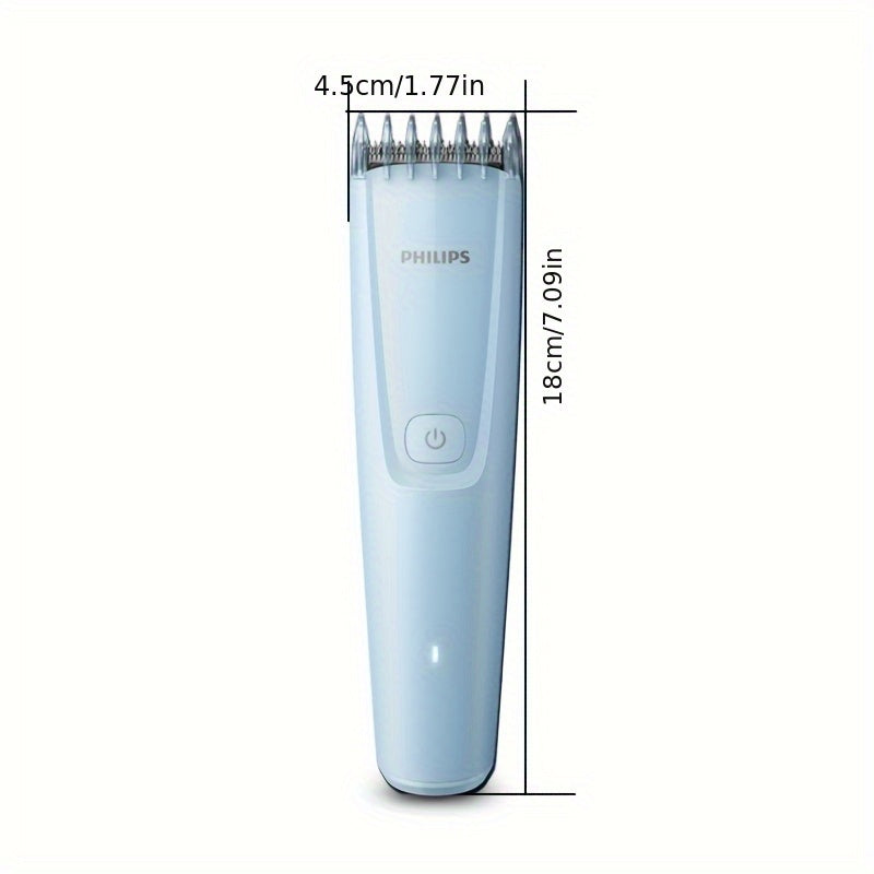 [7-Speed Hairclipper] 7-Speed Hairclipper Series 3000 | Precision Steel Blade Head, 3-21mm Length Setting, PowerDrive Strong System, Type-C Charging Cable, Plug and Play