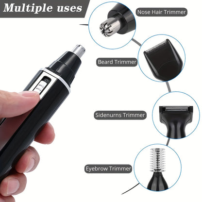 4 in 1 Men'S Contouring Set Electric Shaver Nose Hair Trimmer Eyebrow Trimmer Temples Trimmer USB Charging Multi-Function Set for The Face
